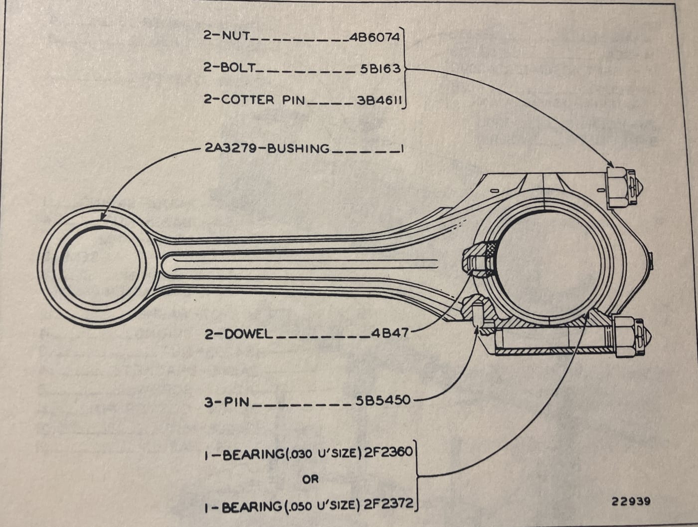 5B2058 CONNECTING ROD ASSEMBLY