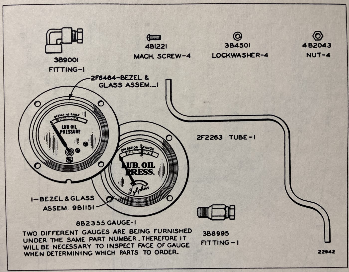 4B370 OIL PRESSURE GAUGE