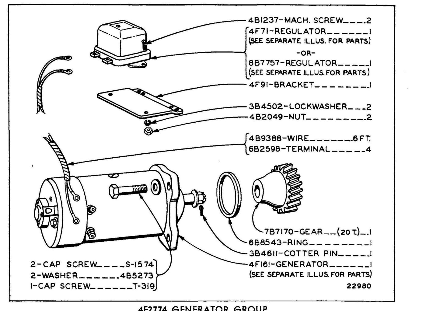4F2774 GENERATOR GROUP