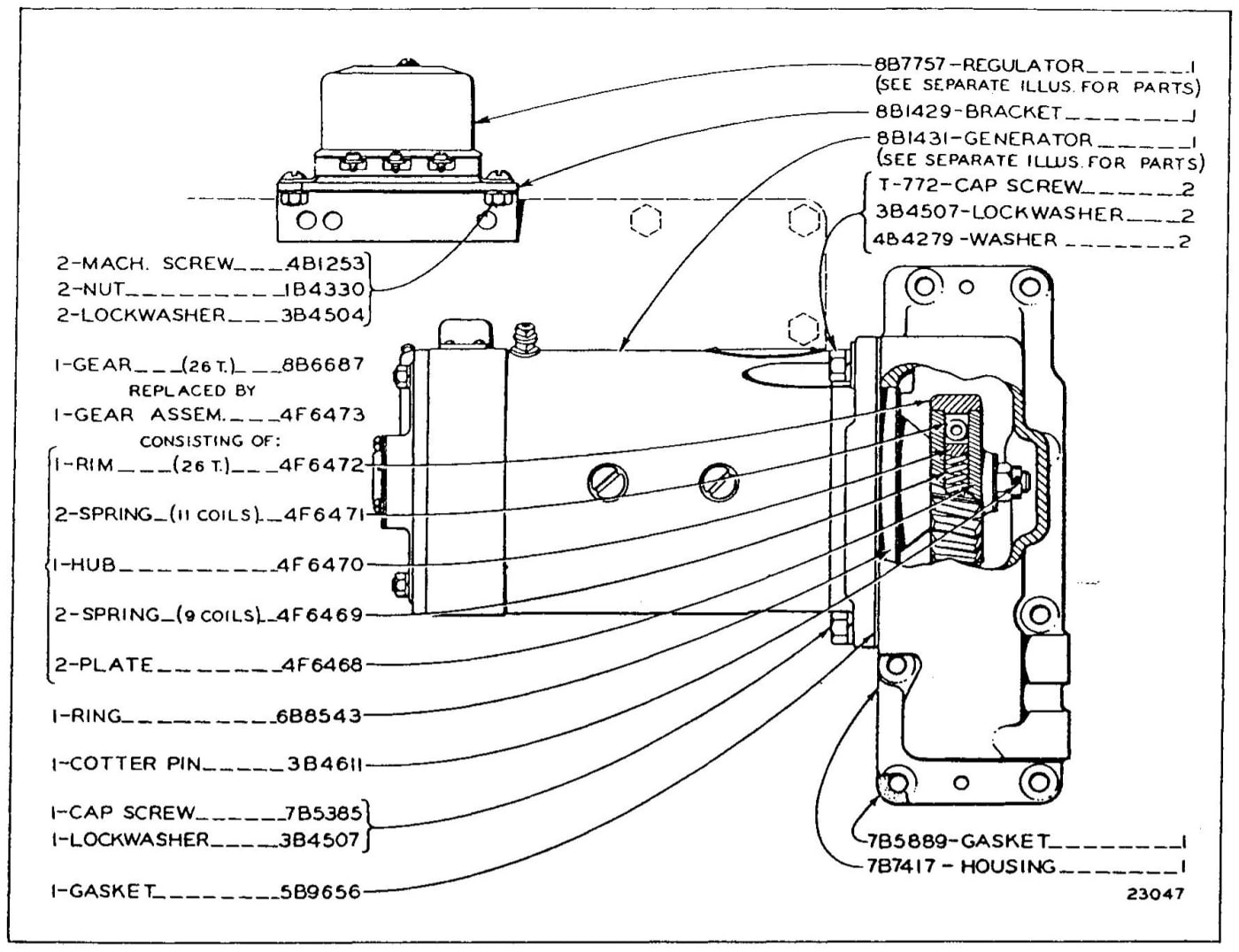 8B6279 GENERATOR GROUP - Second Type