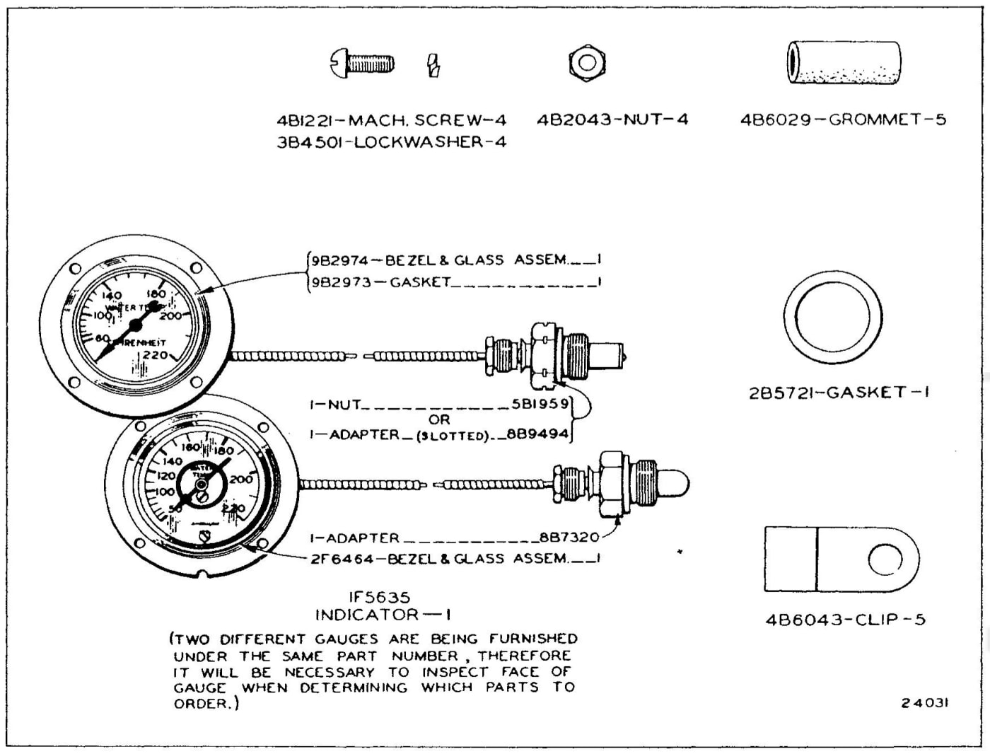 4B411 HEAT INDICATOR GROUP