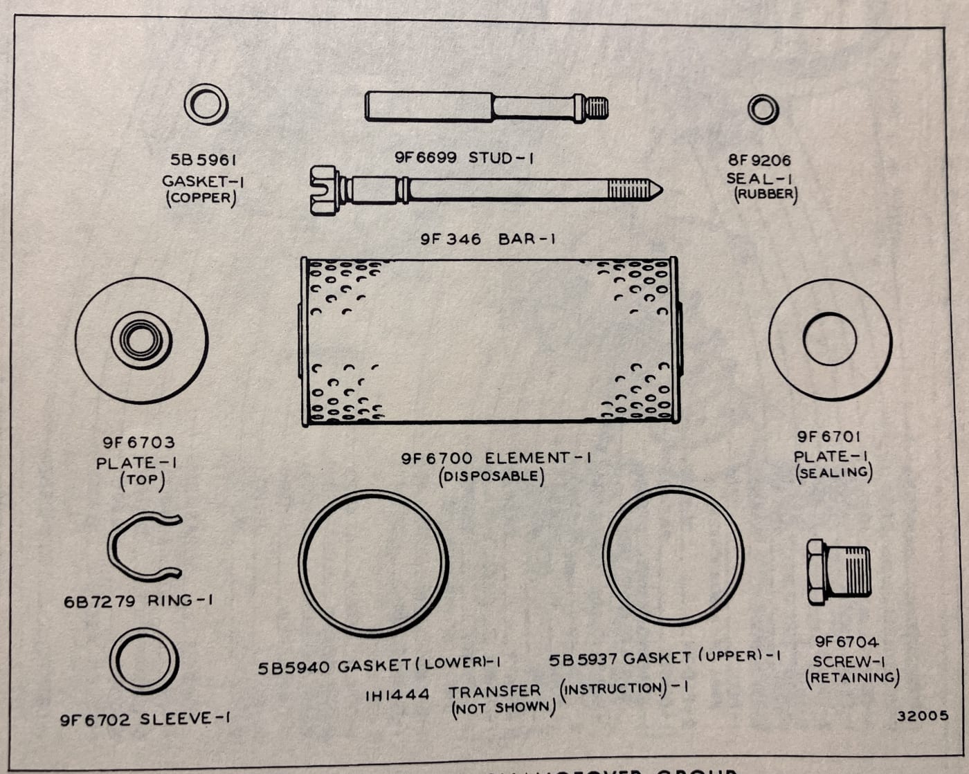 9F6430 FULL-FLOW CHANGEOVER GROUP