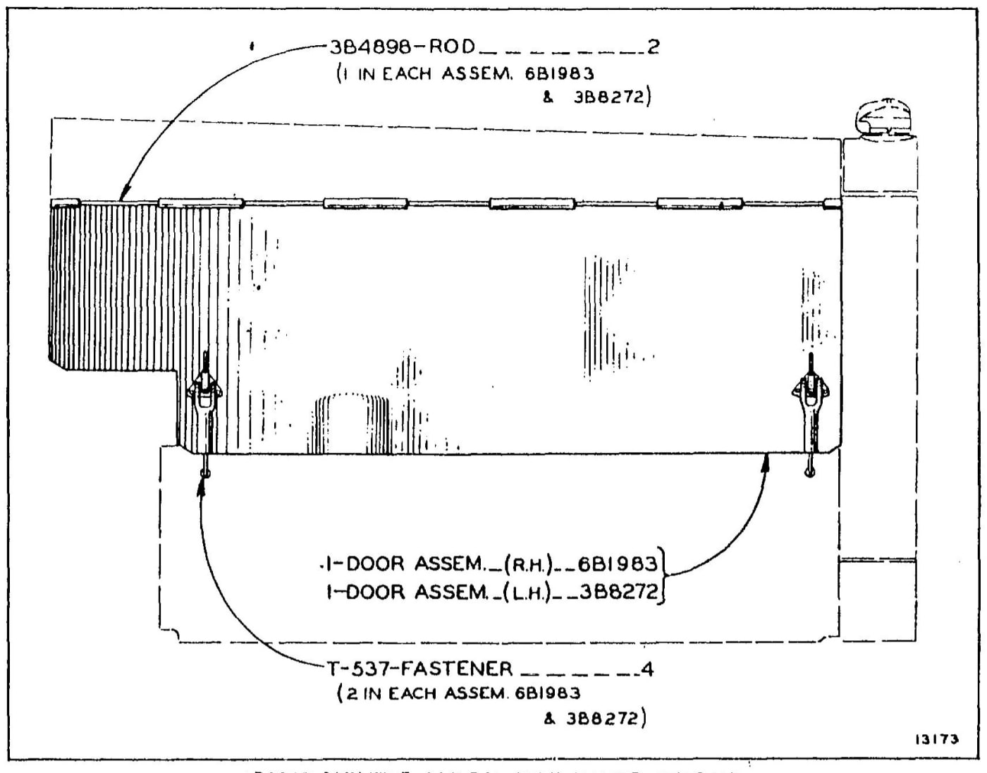 6B1982 WINTER HOOD SIDE DOOR GROUP