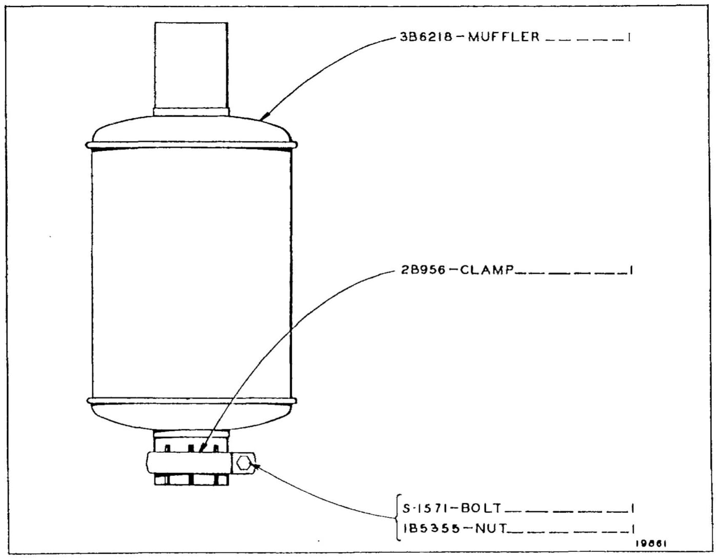 8B8205 MUFFLER GROUP