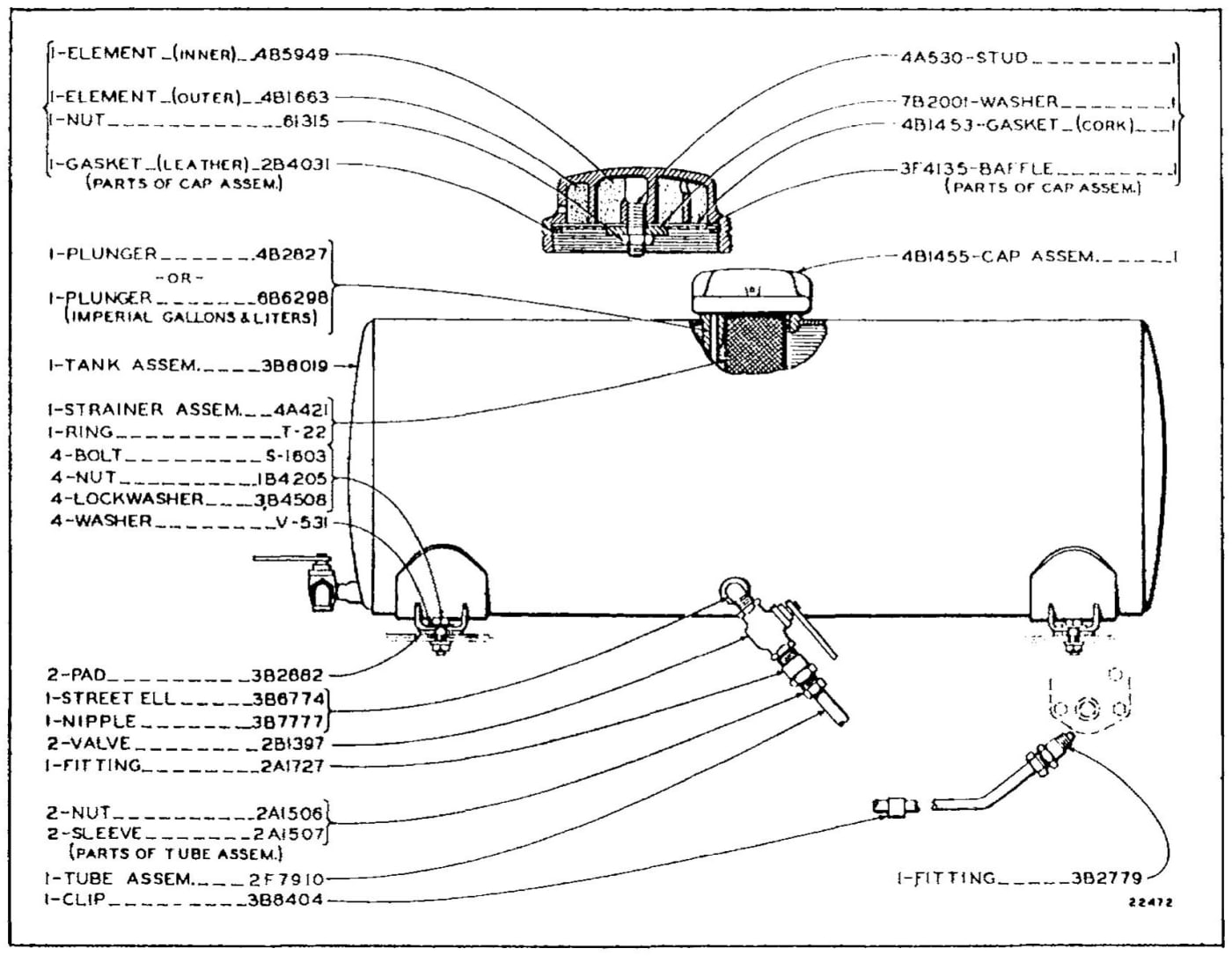 3B2773 FUEL SYSTEM GROUP