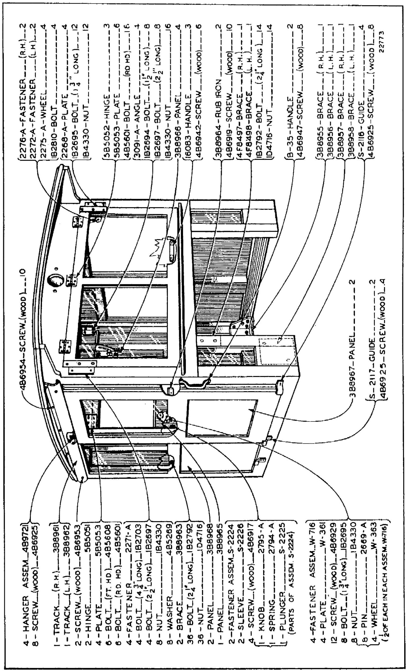 4F8509 CAB ASSEMBLY