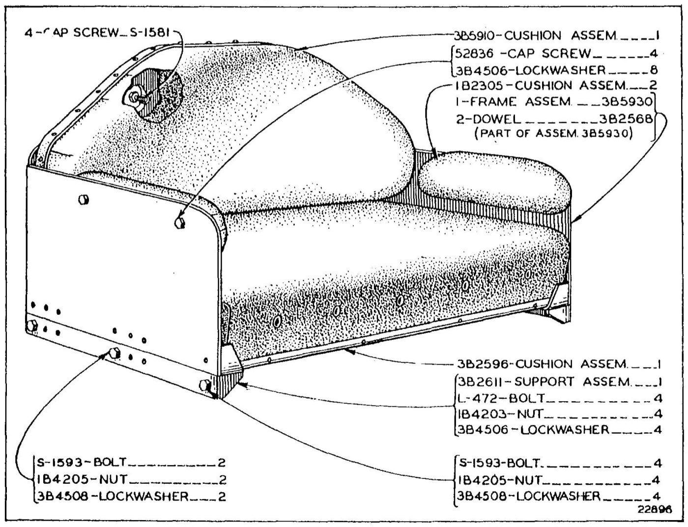 3B5931 SEAT GROUP