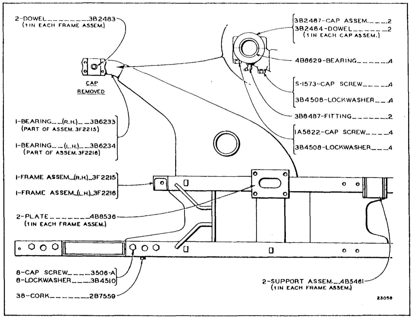 TRACK ROLLER FRAME