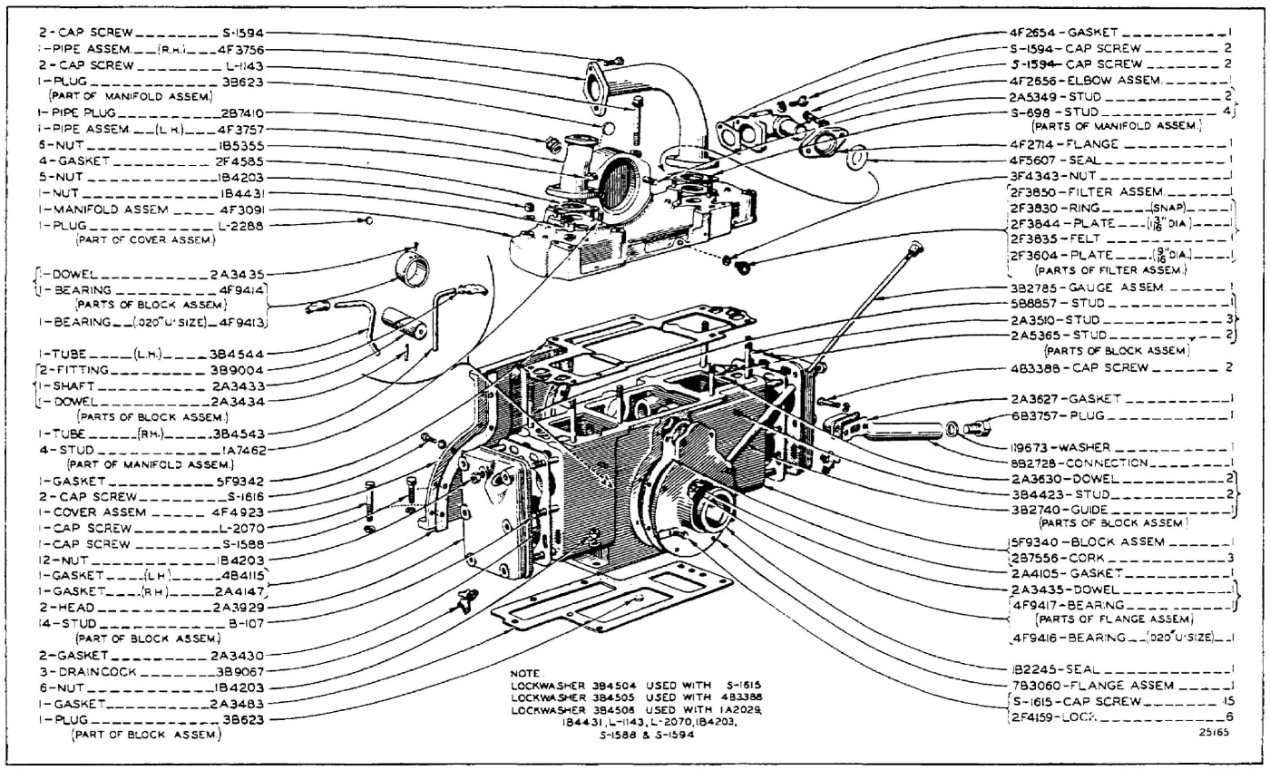 CYLINDER BLOCK, CYLINDER HEAD AND MANIFOLD