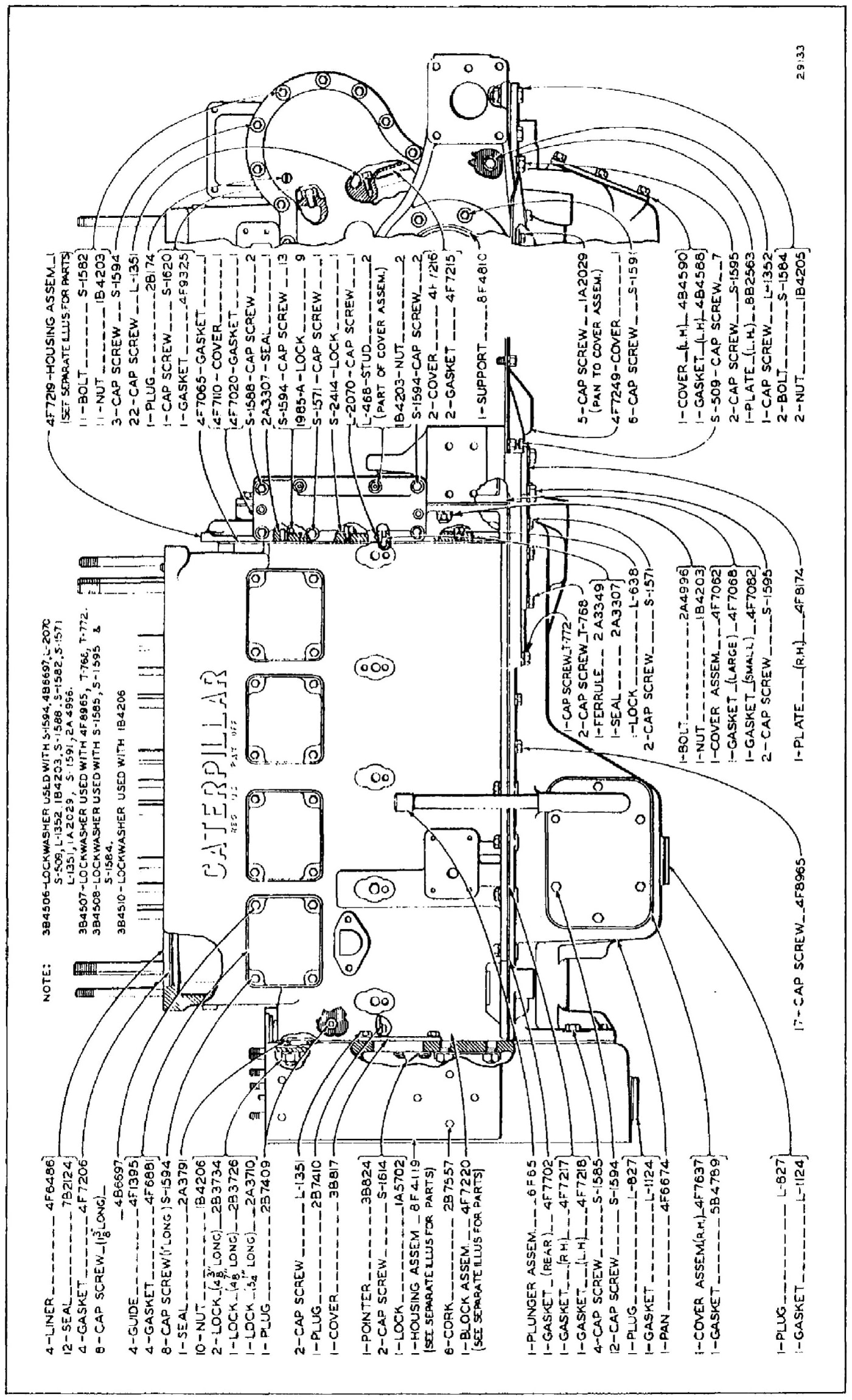 CYLINDER BLOCK AND COVERS