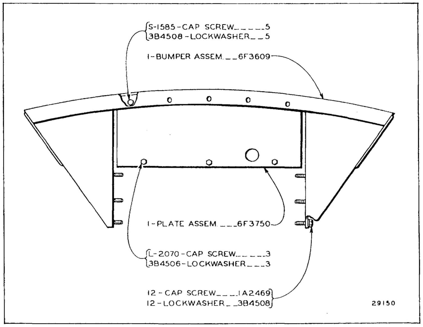 6F3751 BUMPER GROUP