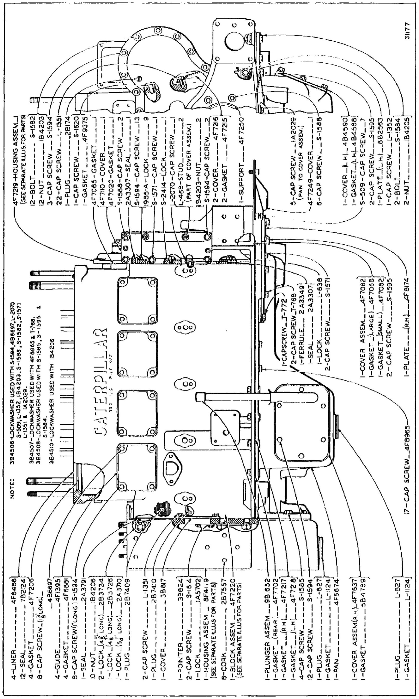 CYLINDER BLOCK AND COVERS