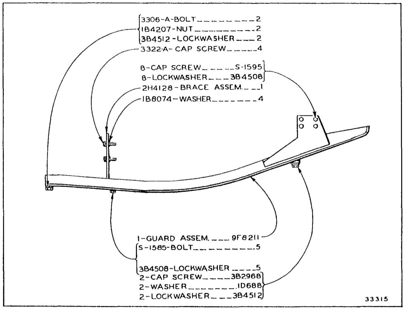 9F8606 CRANKCASE GUARD GROUP