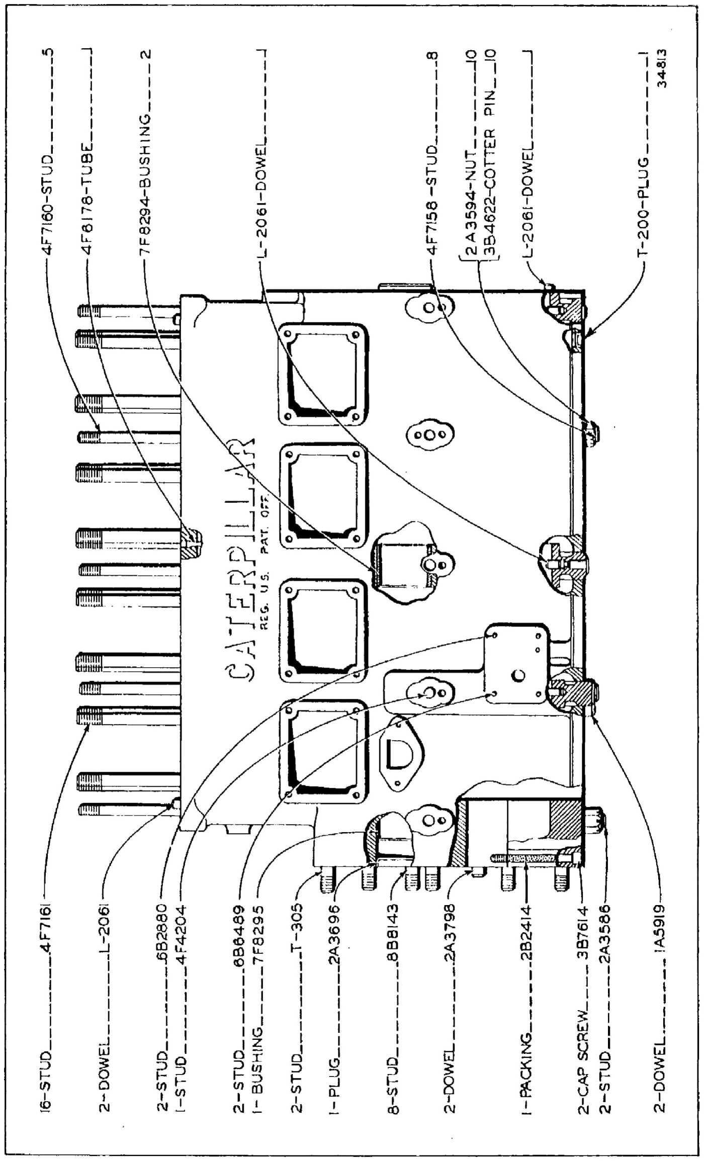 1H5769 CYLINDER BLOCK ASSEMBLY