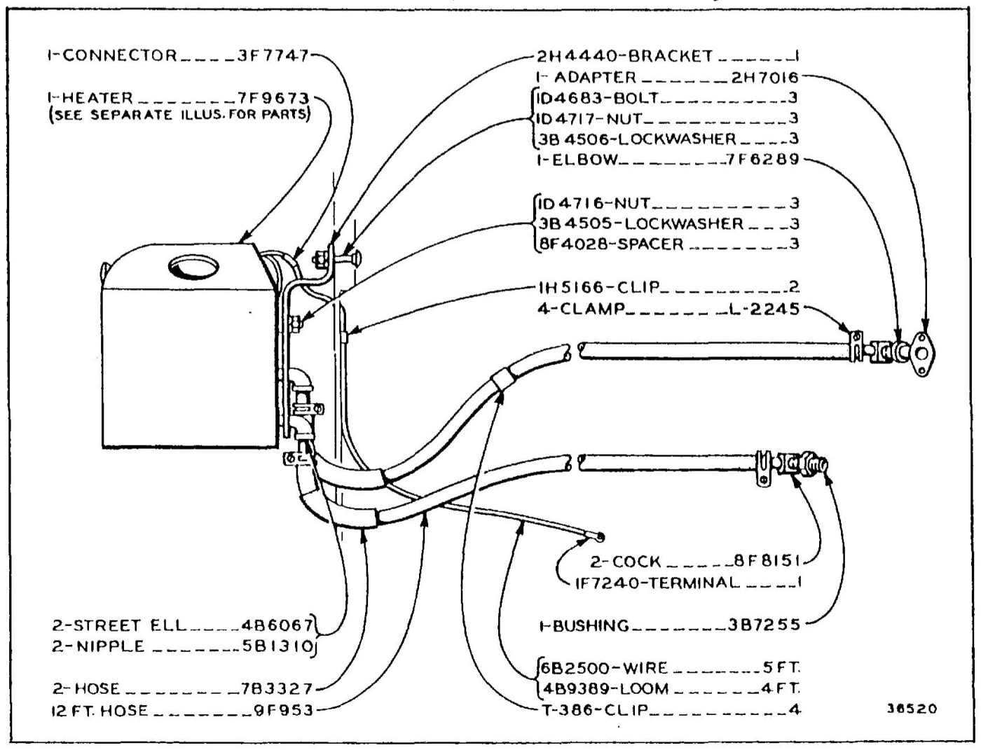 9F5646 CAB HEATER GROUP - SECOND TYPE