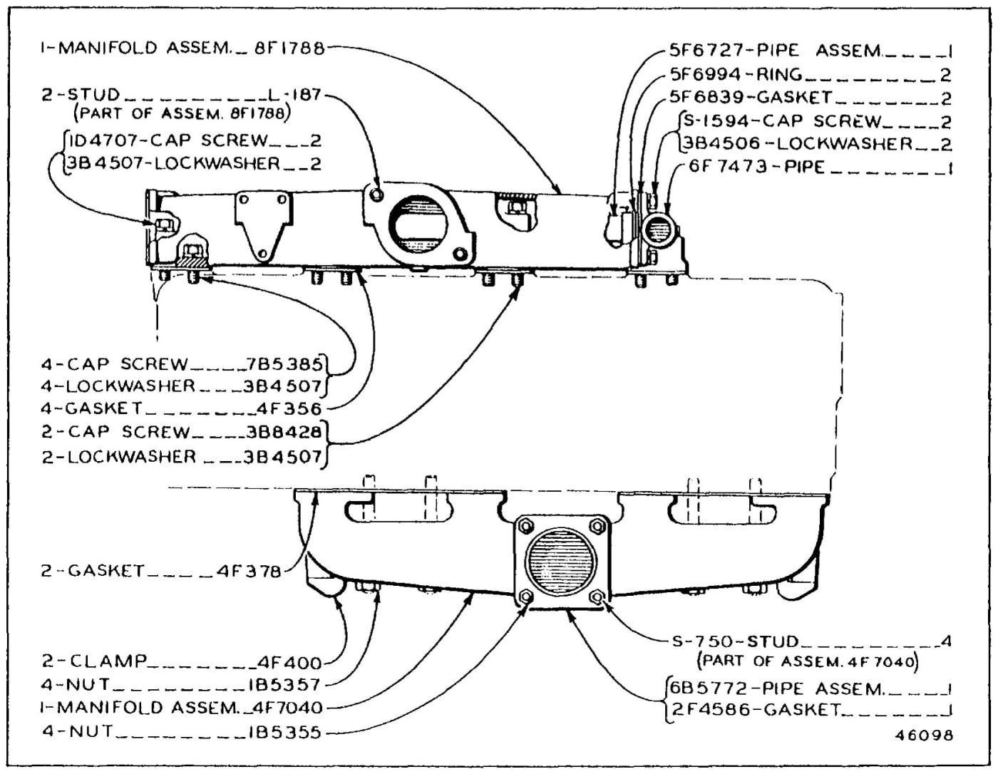 MANIFOLDS - TOP VIEW