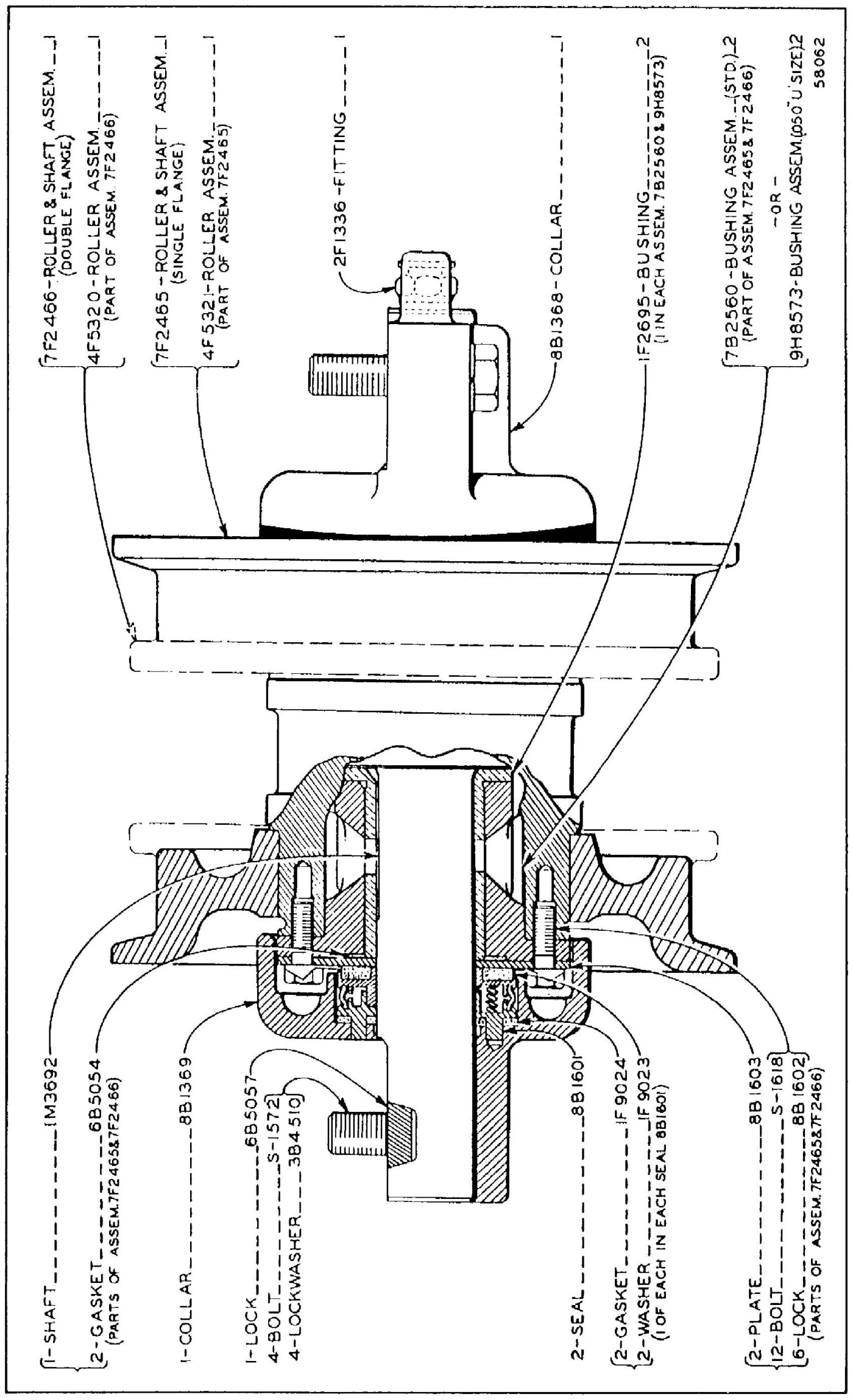 4F5322/4F5323 TRACK ROLLER GROUP