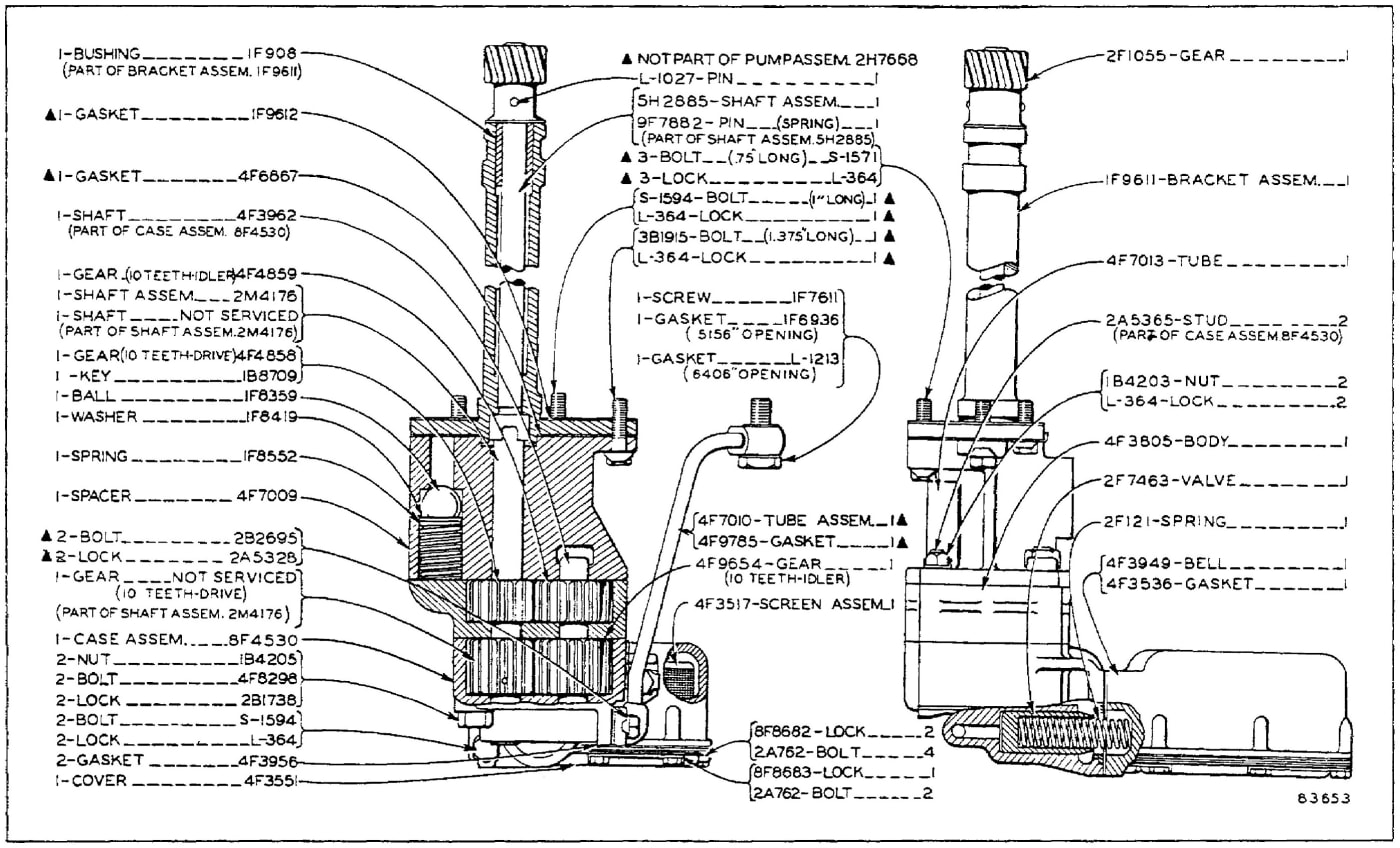 2H7668 OIL PUMP ASSEMBLY