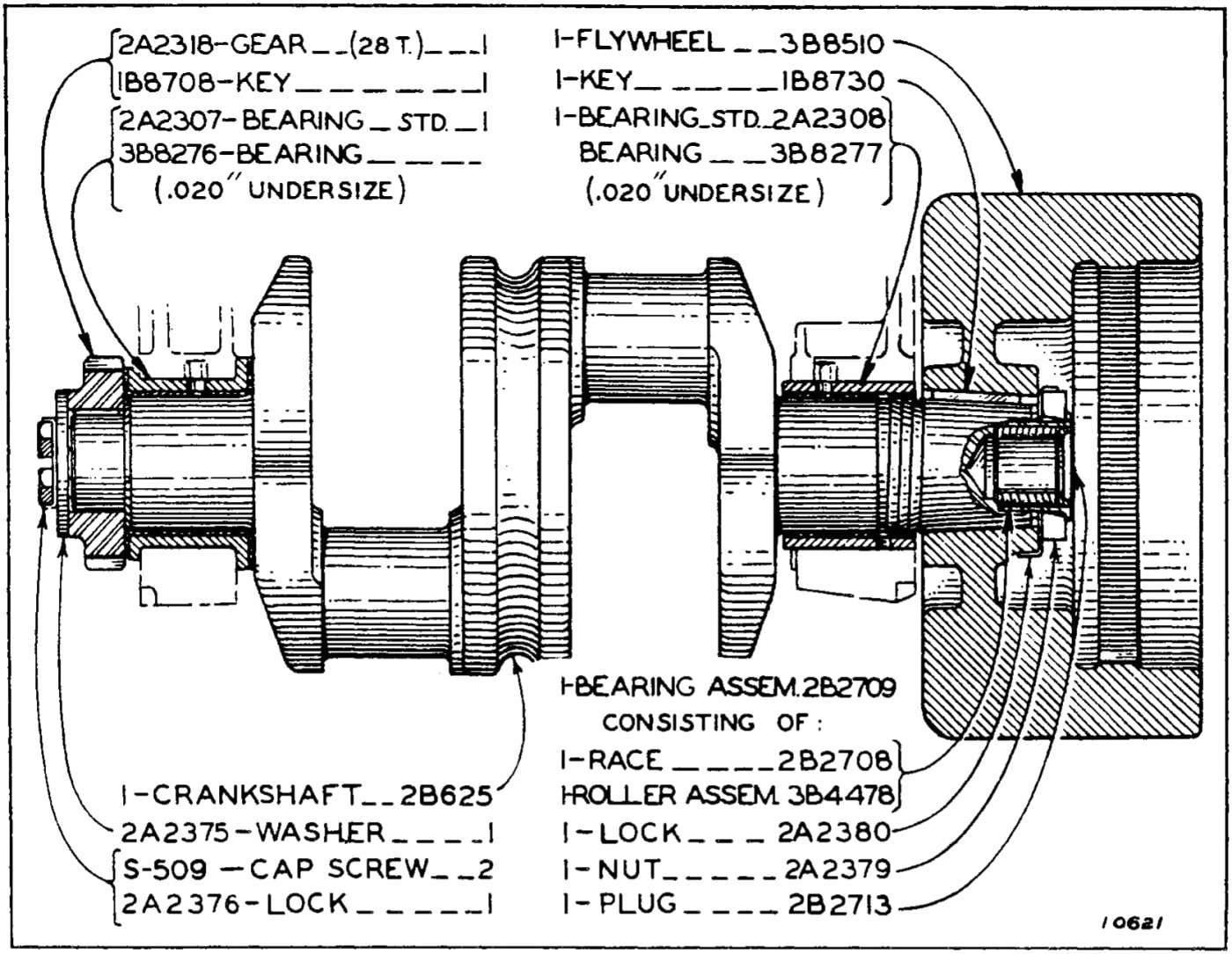 CRANKSHAFT (Serial No. 7M1 to 7M532 Inclusive)