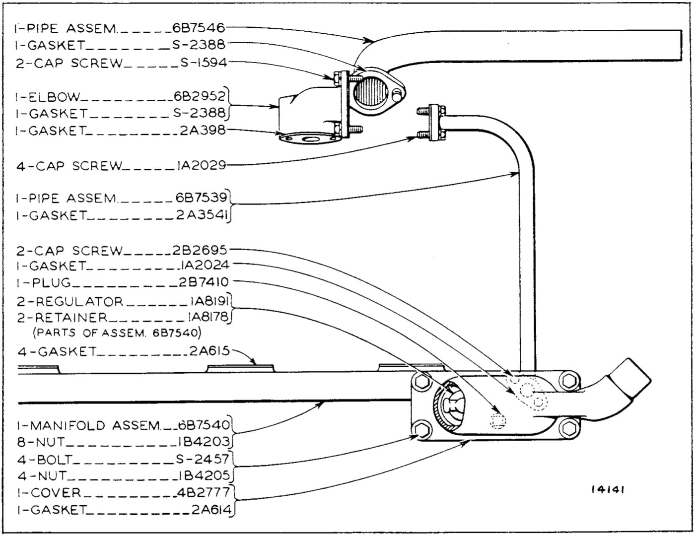 WATER LINES - SERIAL NO. 7M1 TO 7M333