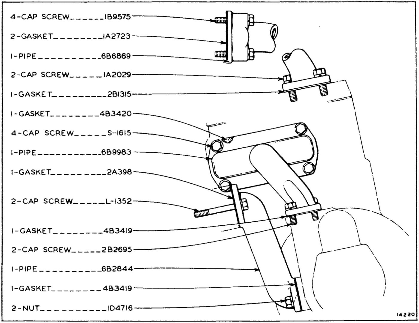 WATER LINES (STARTING ENGINE)