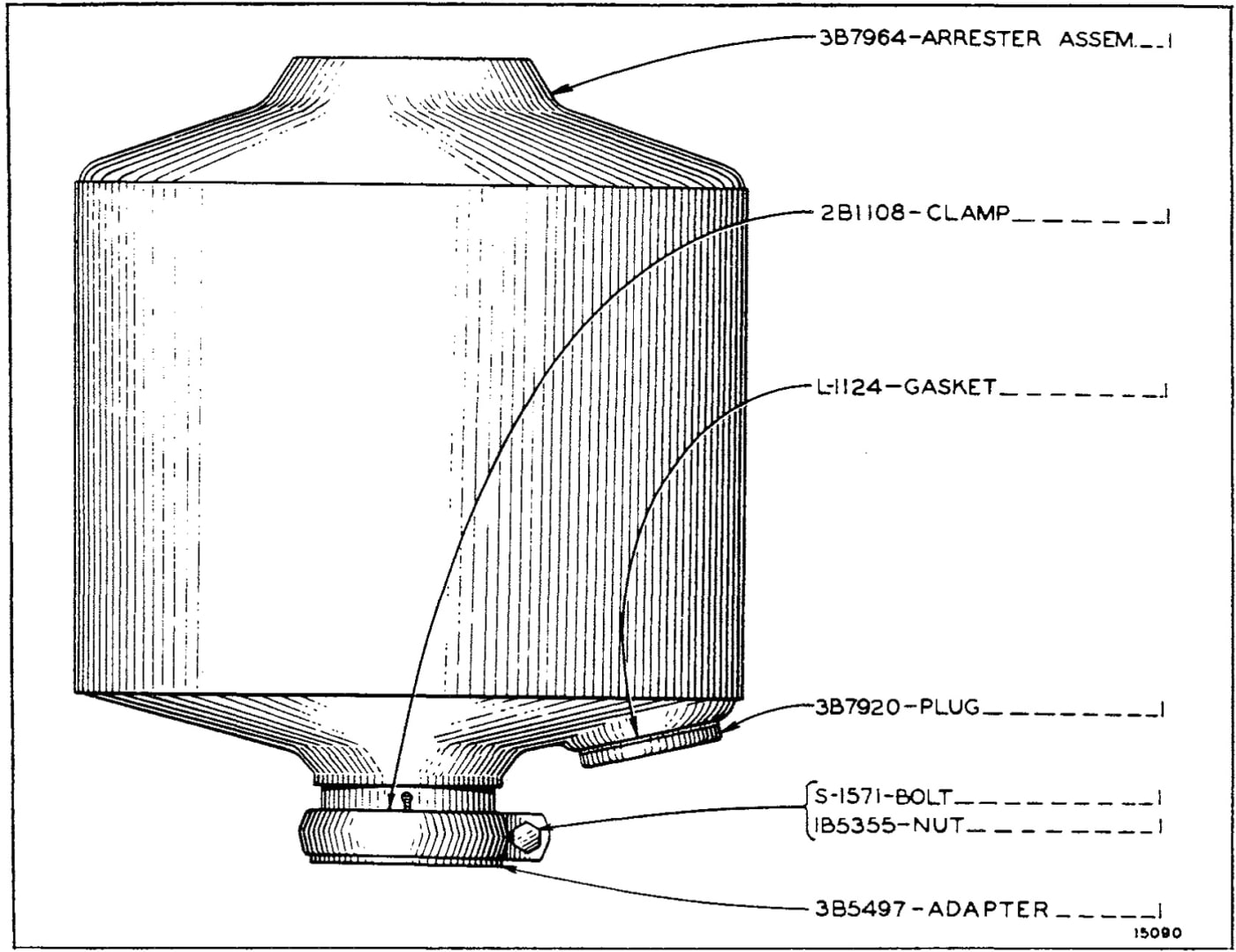3B5498 SPARK ARRESTER GROUP