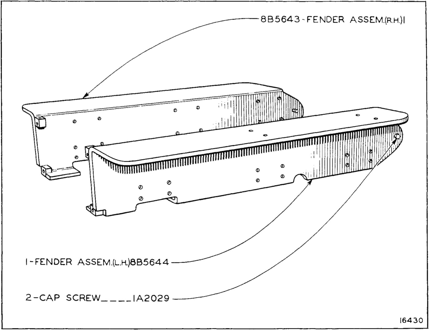 8B5647 FENDER GROUP - Heavy Duty