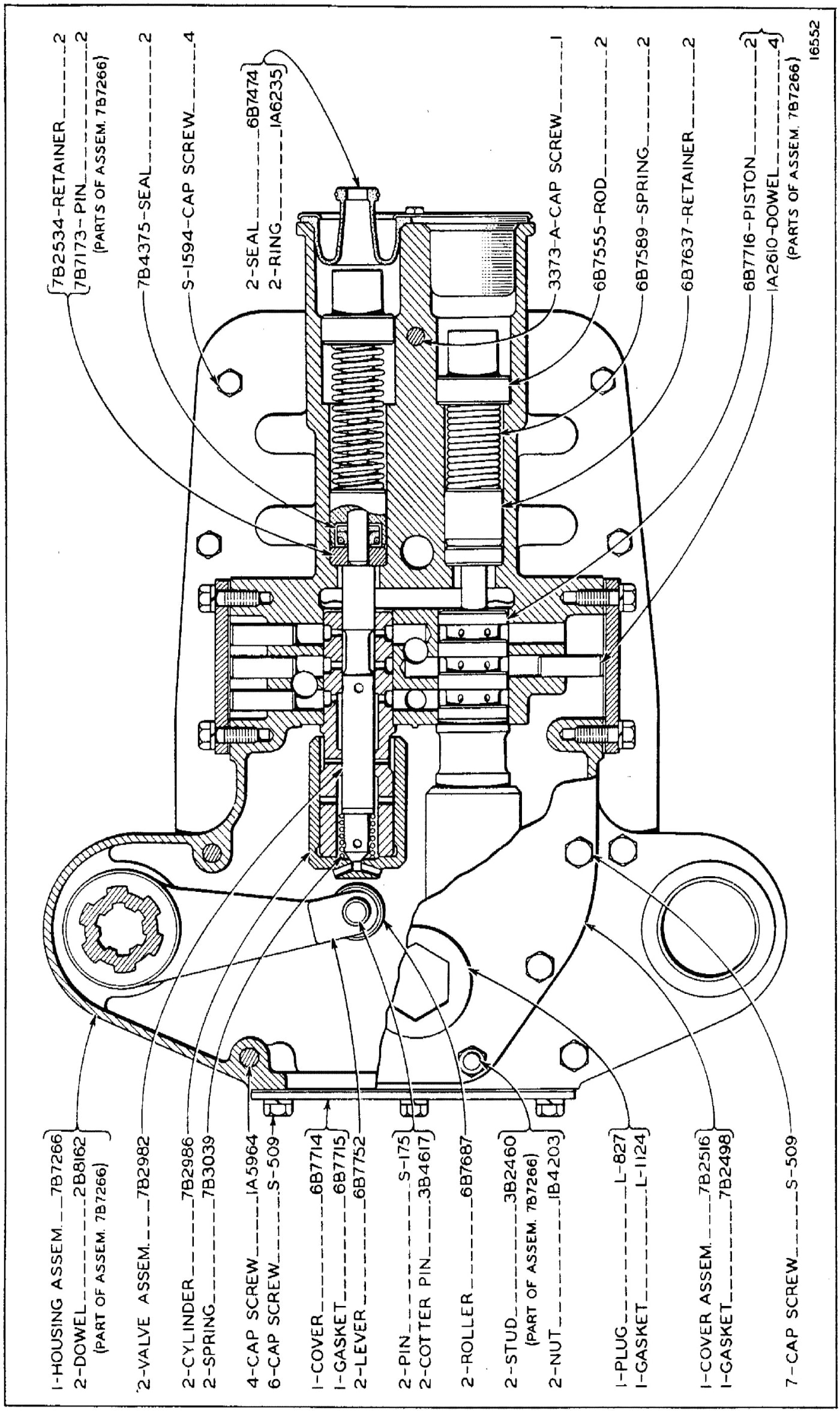 STEERING CLUTCH HYDRAULIC CONTROL MECHANISM (Serial No. 7M1882 to 7M3581 Inclusive)