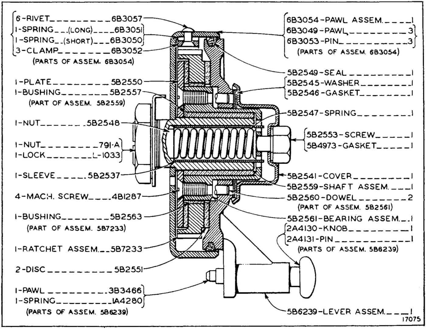 5B6440 CONTROL ASSEMBLY
