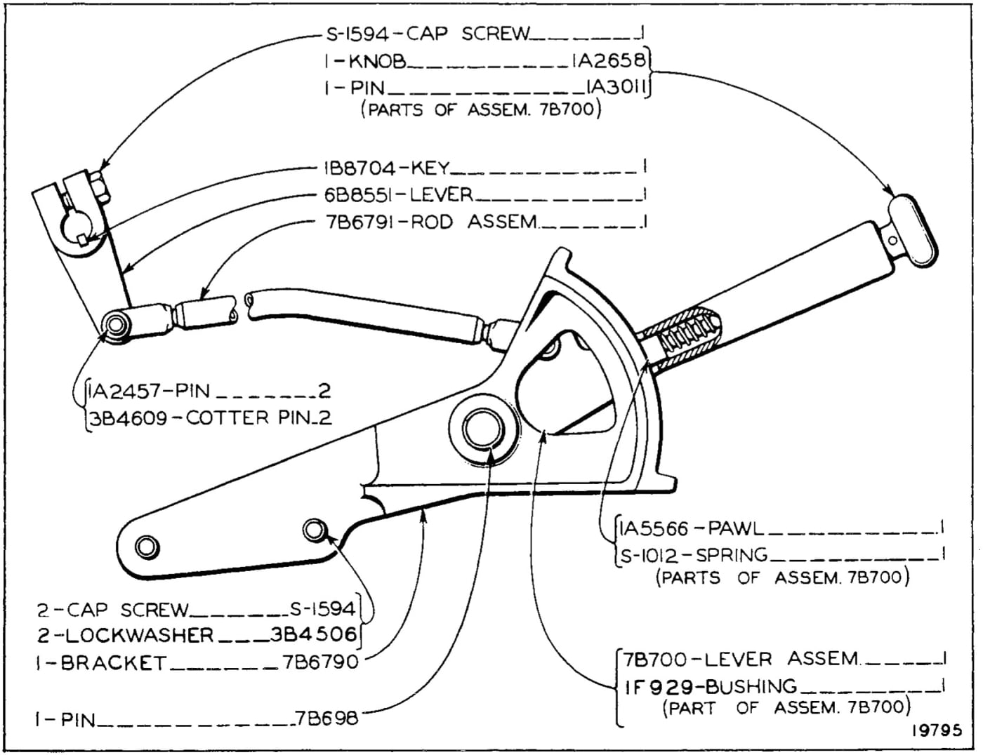 COMPRESSION RELEASE CONTROL - EFFECTIVE SERIAL NO. 7M1126