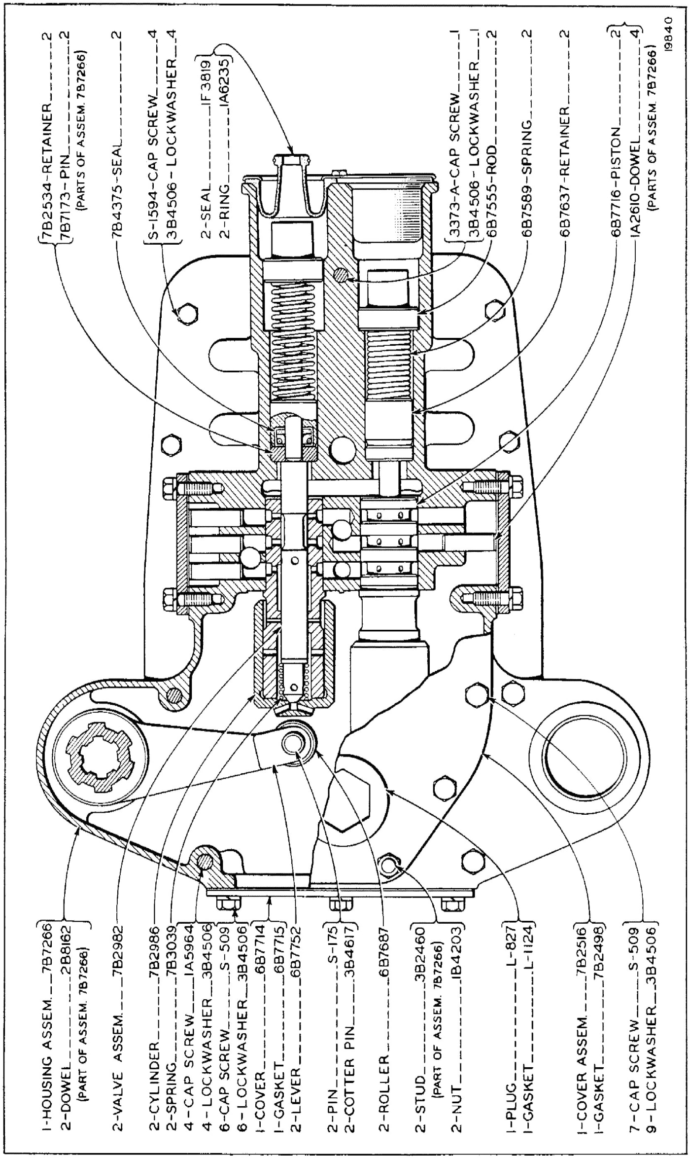 STEERING CLUTCH HYDRAULIC CONTROL MECHANISM (Effective with Serial No. 7M3582)