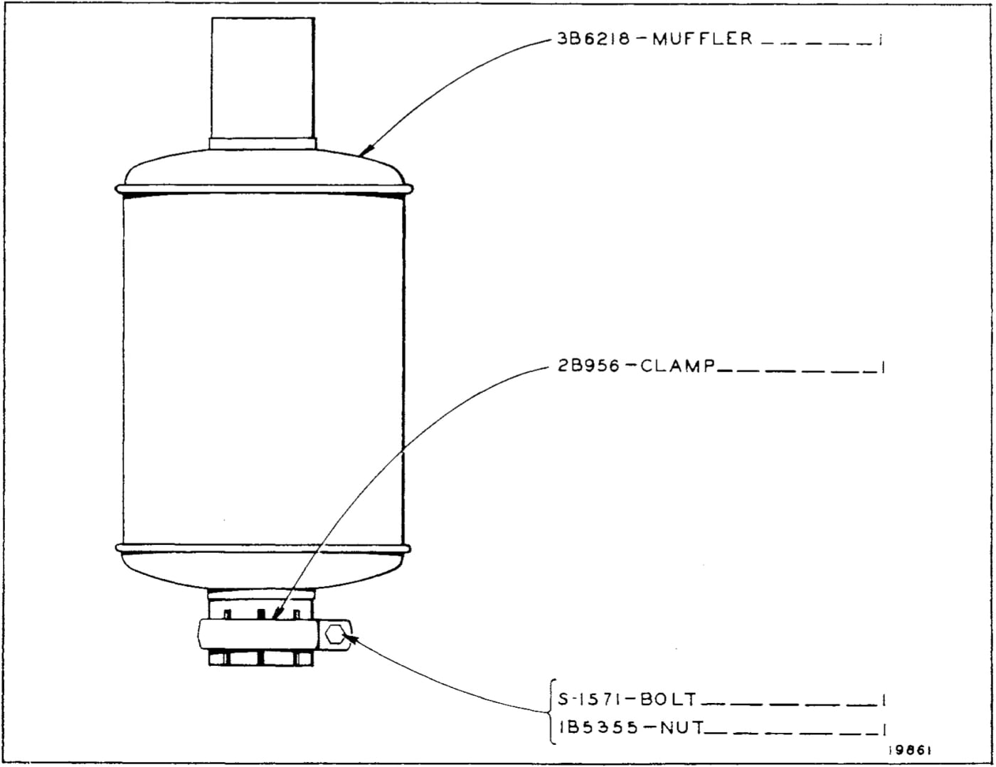 8B8205 MUFFLER GROUP