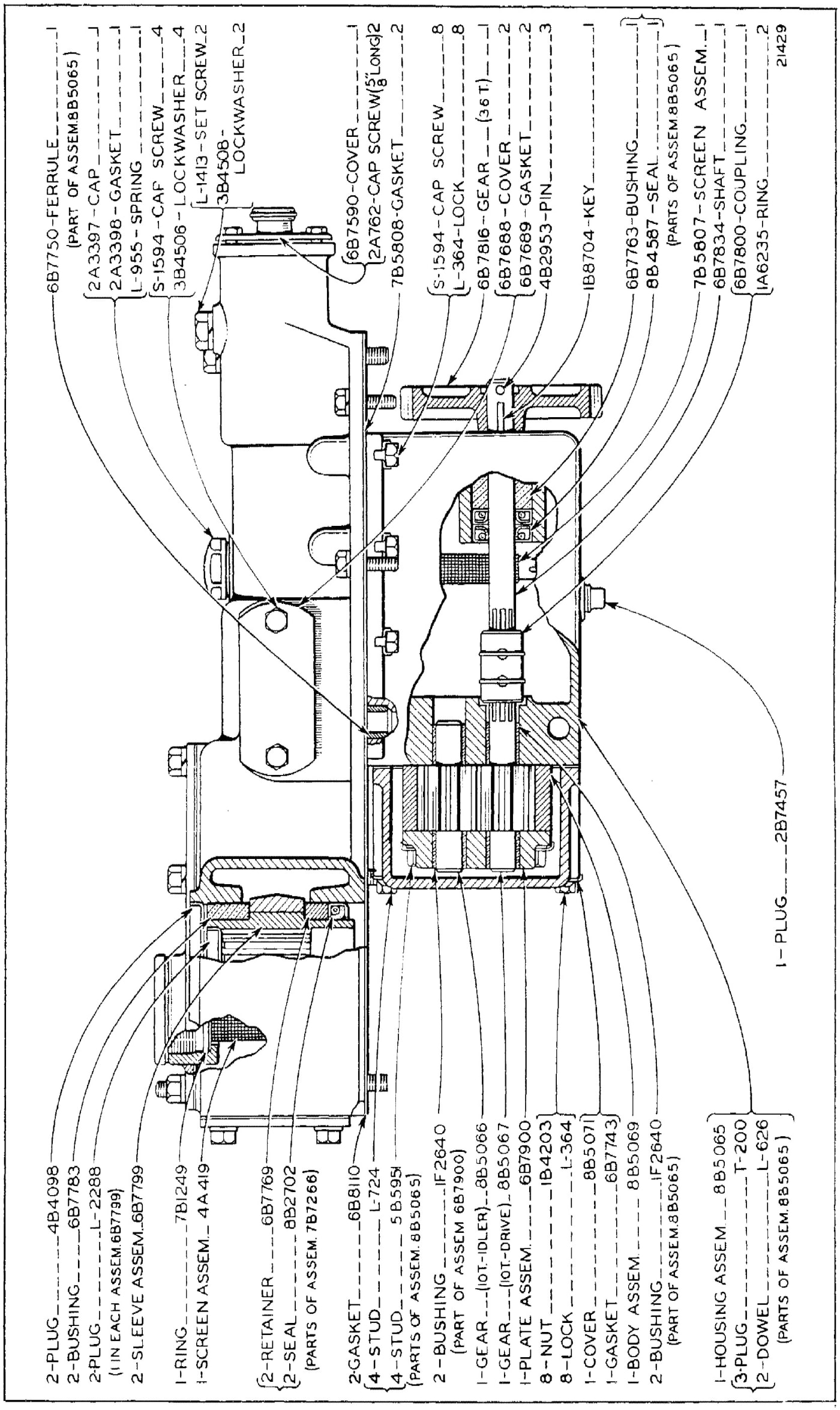 STEERING CLUTCH HYDRAULIC CONTROL MECHANISM (Effective with Serial No. 7M3582)