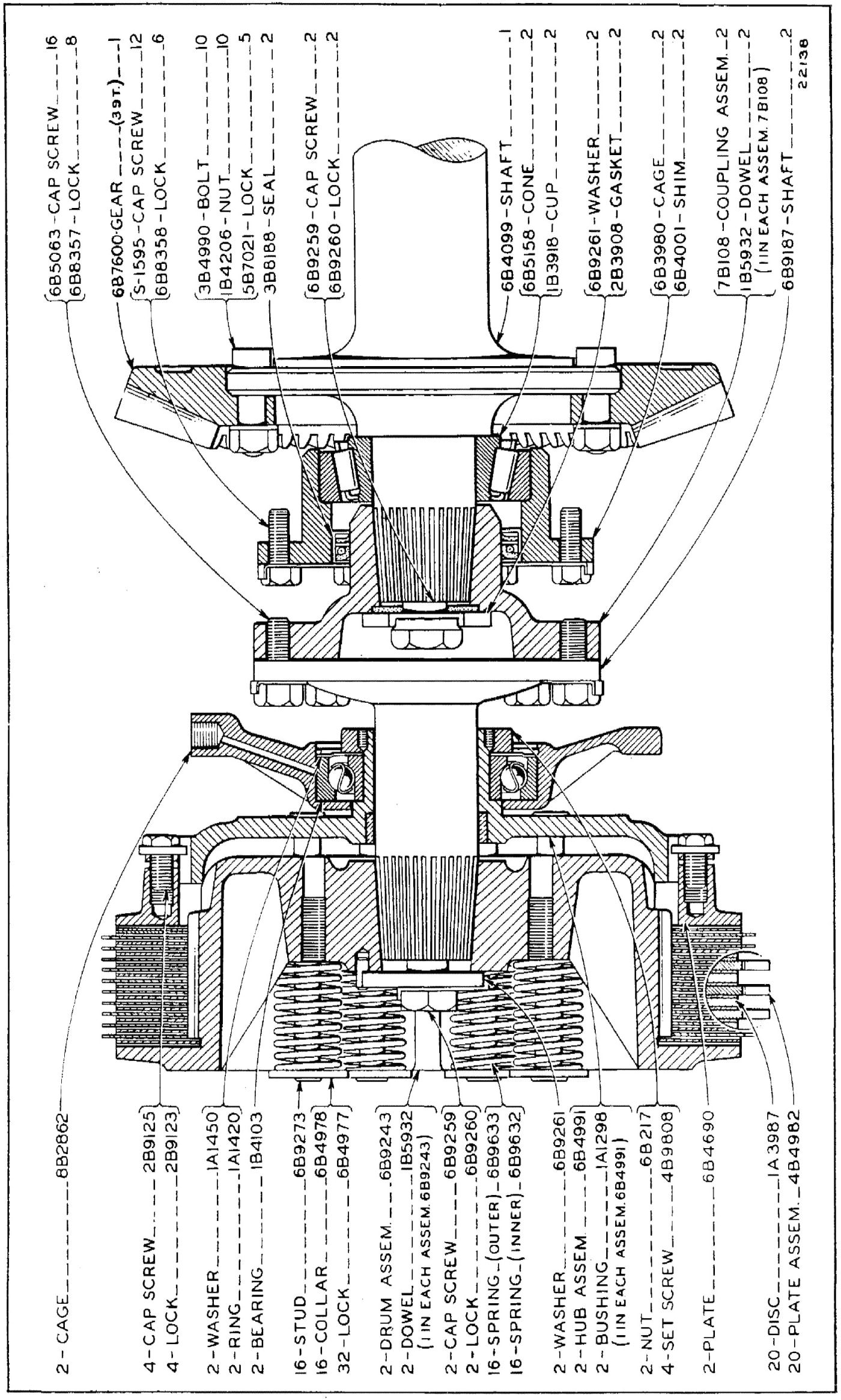 STEERING CLUTCH (Serial No. 7M1488 to 7M1539 Inclusive)