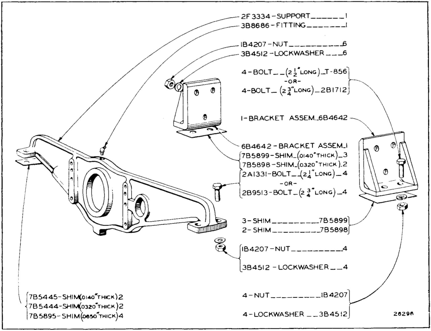 ENGINE SUPPORT