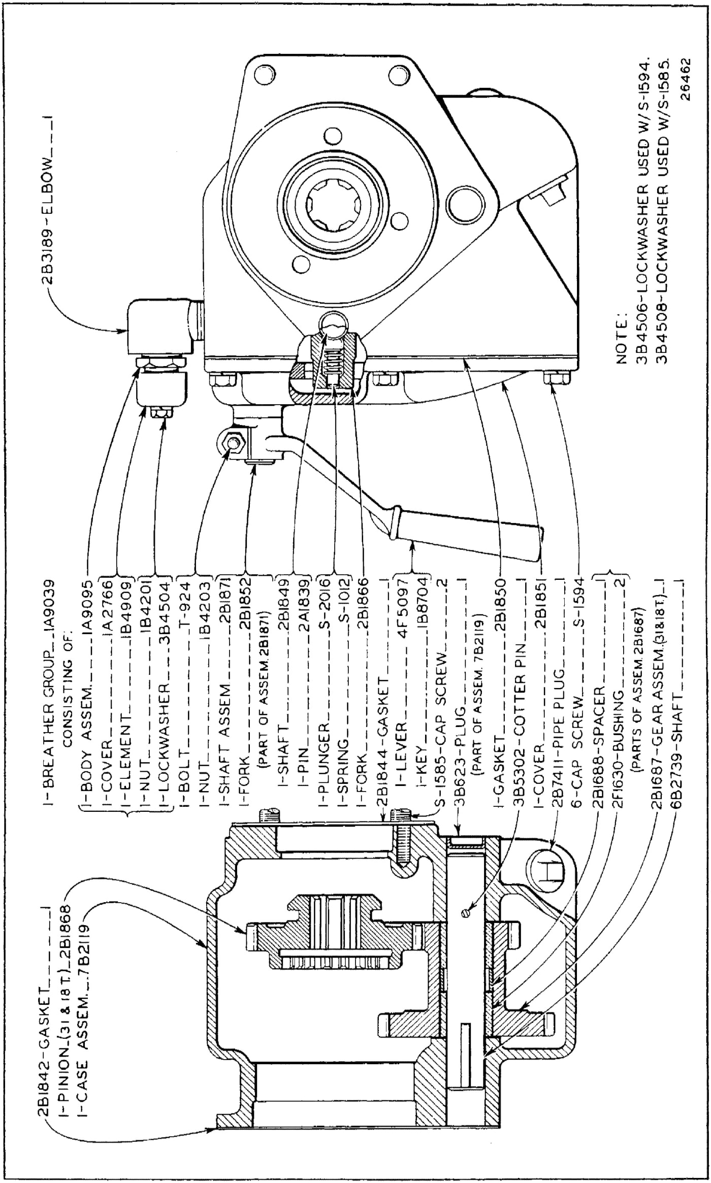 7B6914 TWO SPEED TRANSMISSION GROUP