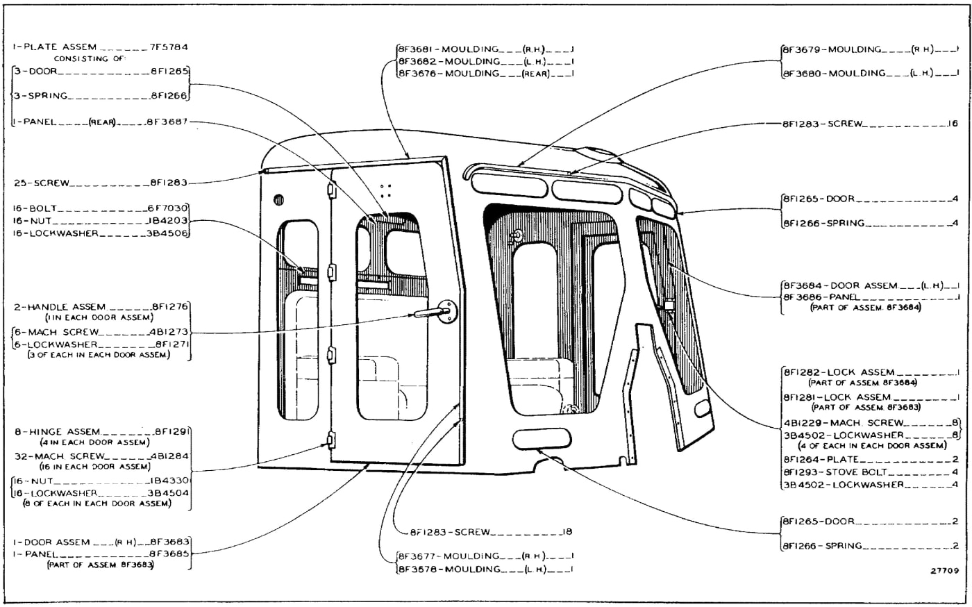 7F5652 CAB ASSEMBLY - First Type