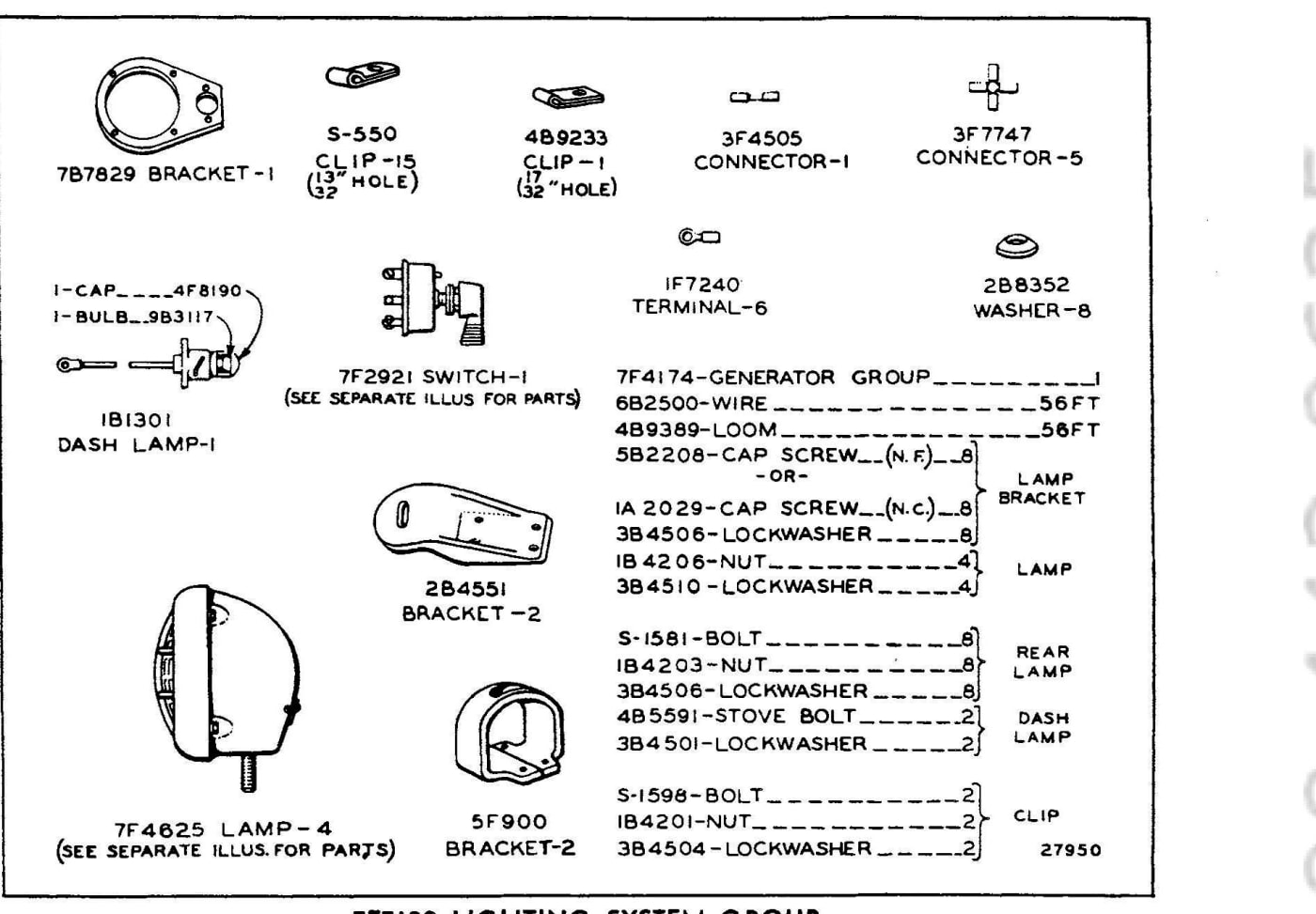 7F7139 LIGHTING SYSTEM GROUP