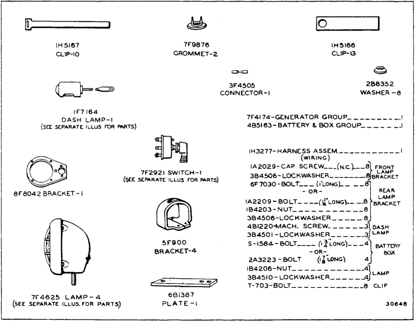 7F7134 LIGHTING SYSTEM GROUP - Second Type