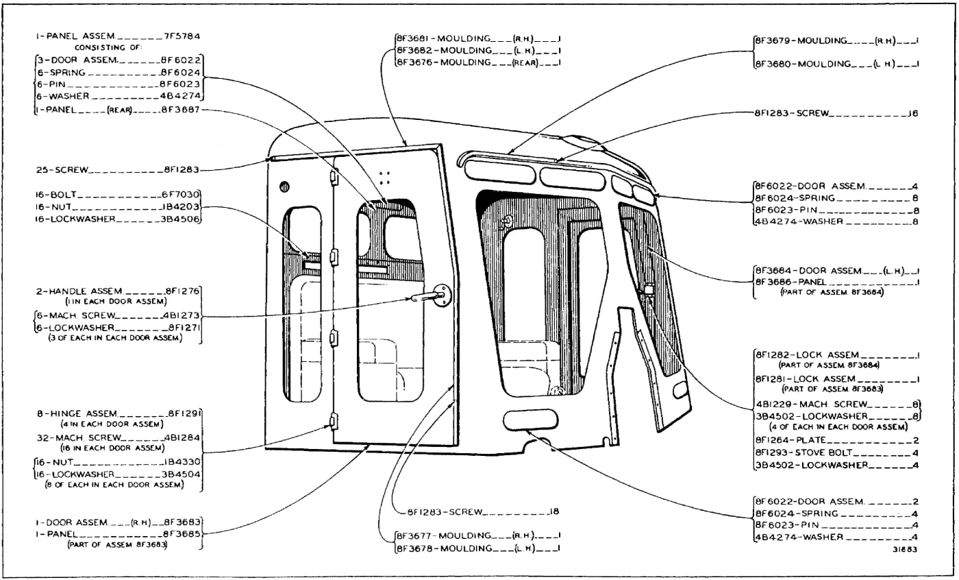 7F5652 CAB ASSEMBLY - Second Type