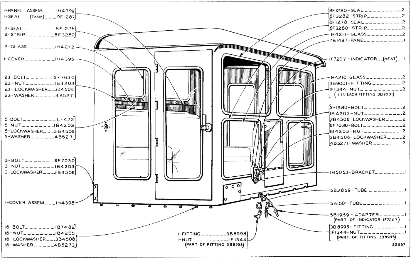 1H5220 CAB GROUP - Part Two (Replaces 7F5648)