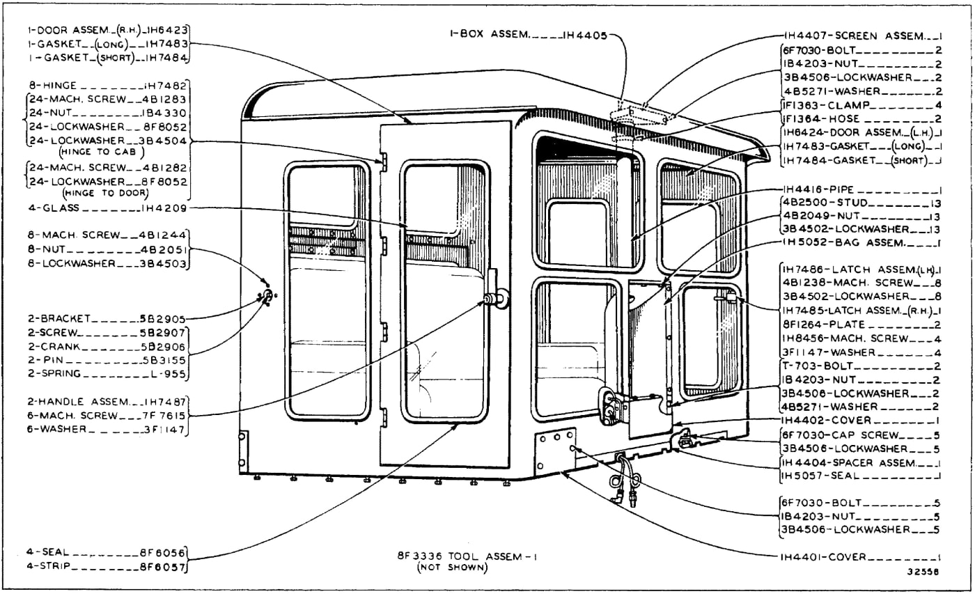 1H5220 CAB GROUP - Part One (Replaces 7F5648)
