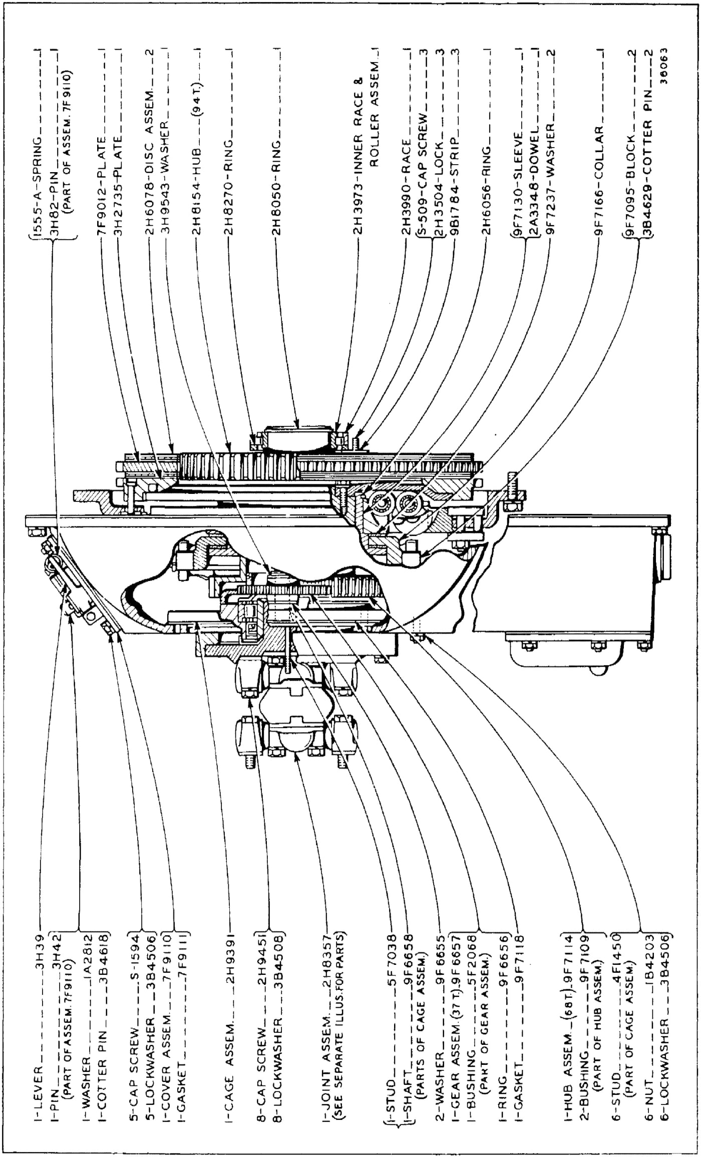 2H9400 FLYWHEEL CLUTCH GROUP - Part Two