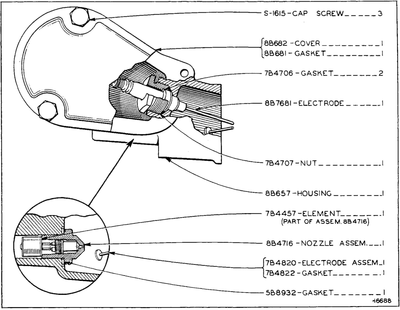 8B4525 MANIFOLD AIR HEATER HOUSING GROUP