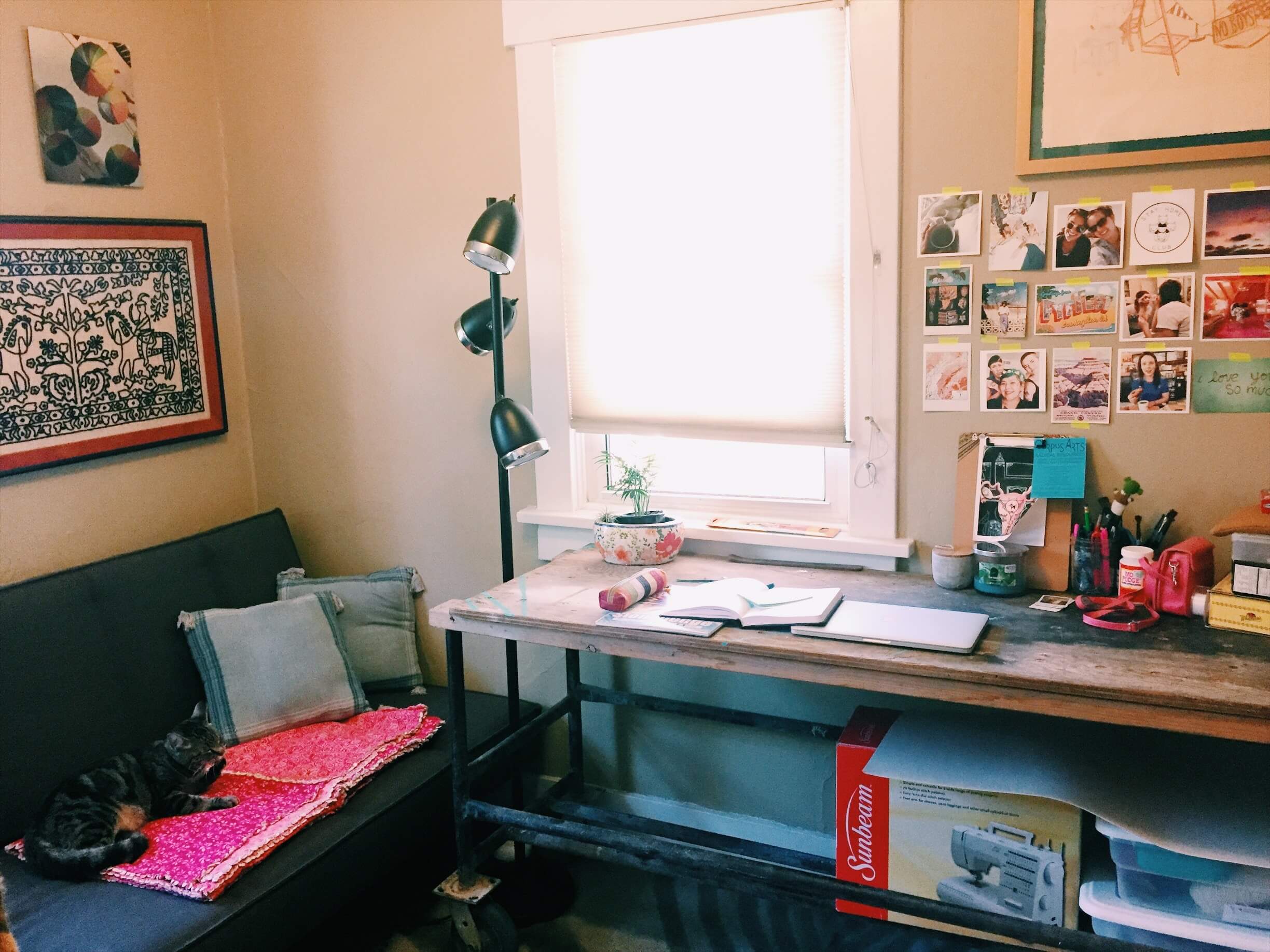 my creative workspace in 2016