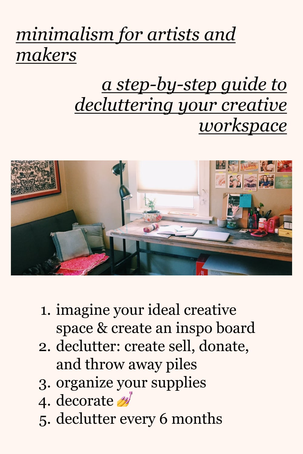 Declutter Your Sewing Space & Supplies to Spark Creativity