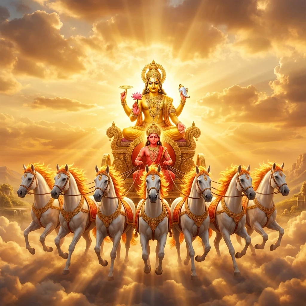 Surya on Chariot