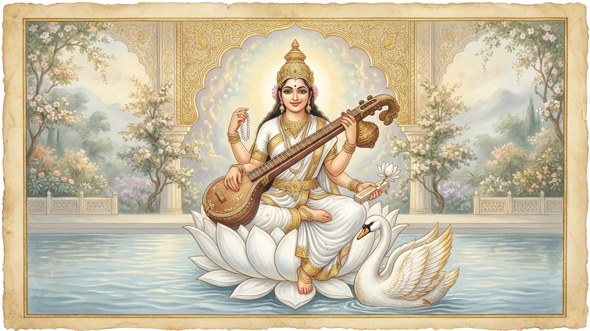 クリエイターが密かに祈る女神——サラスヴァティーと芸術的インスピ