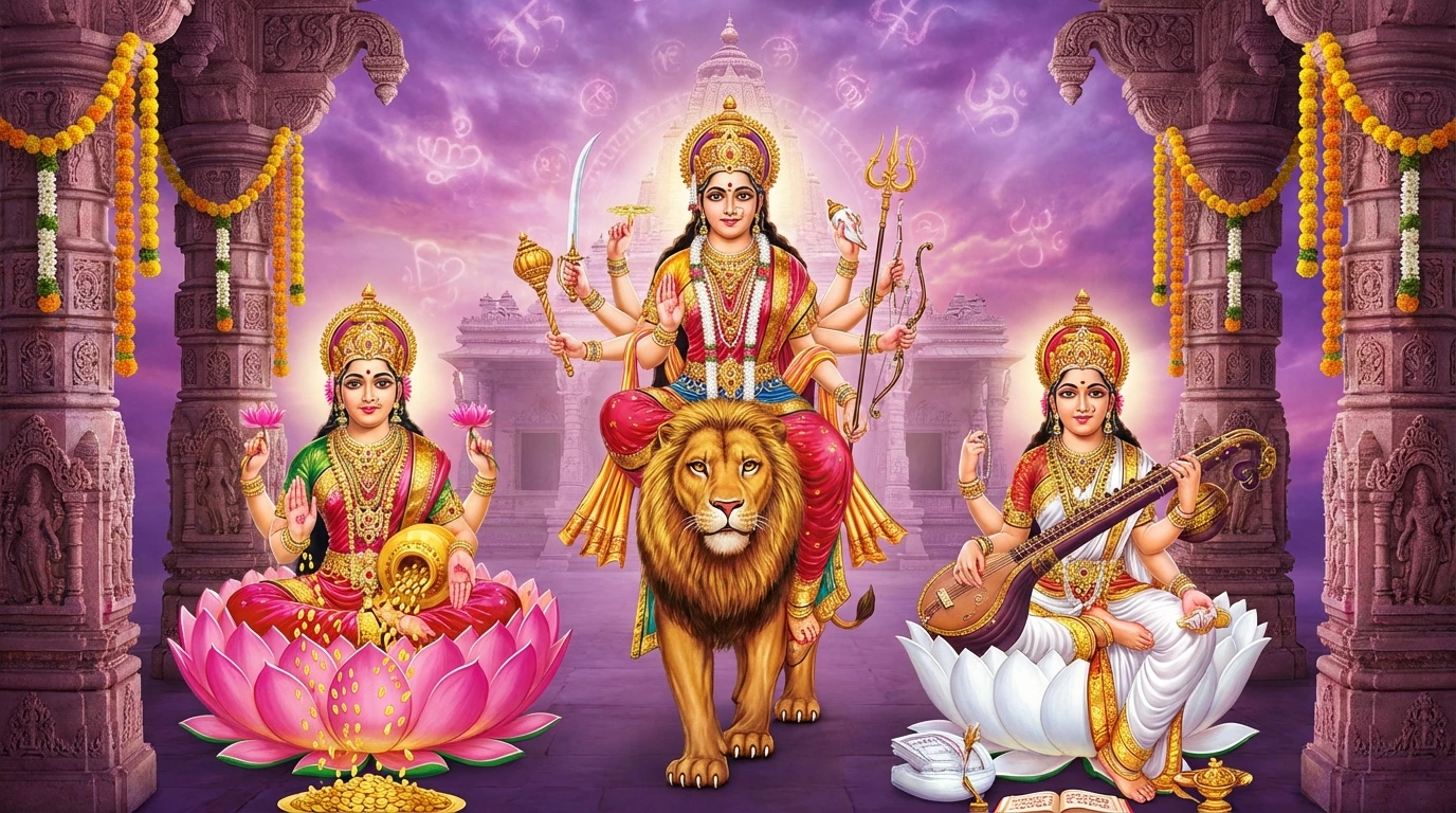 チャイトラ・ナヴァラートリ・プージャー ヒーローイメージ