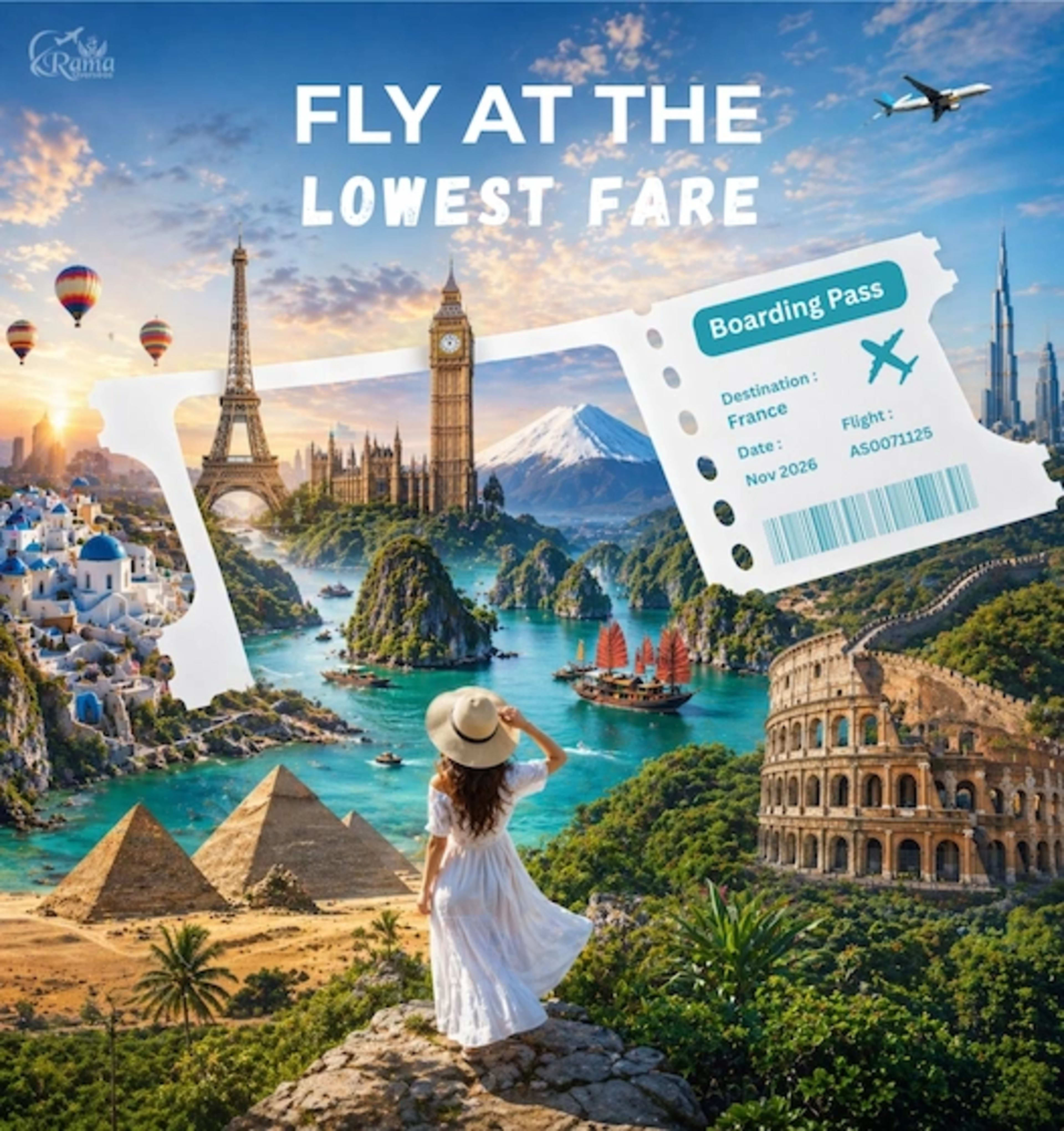 Rama Overseas Flight Booking